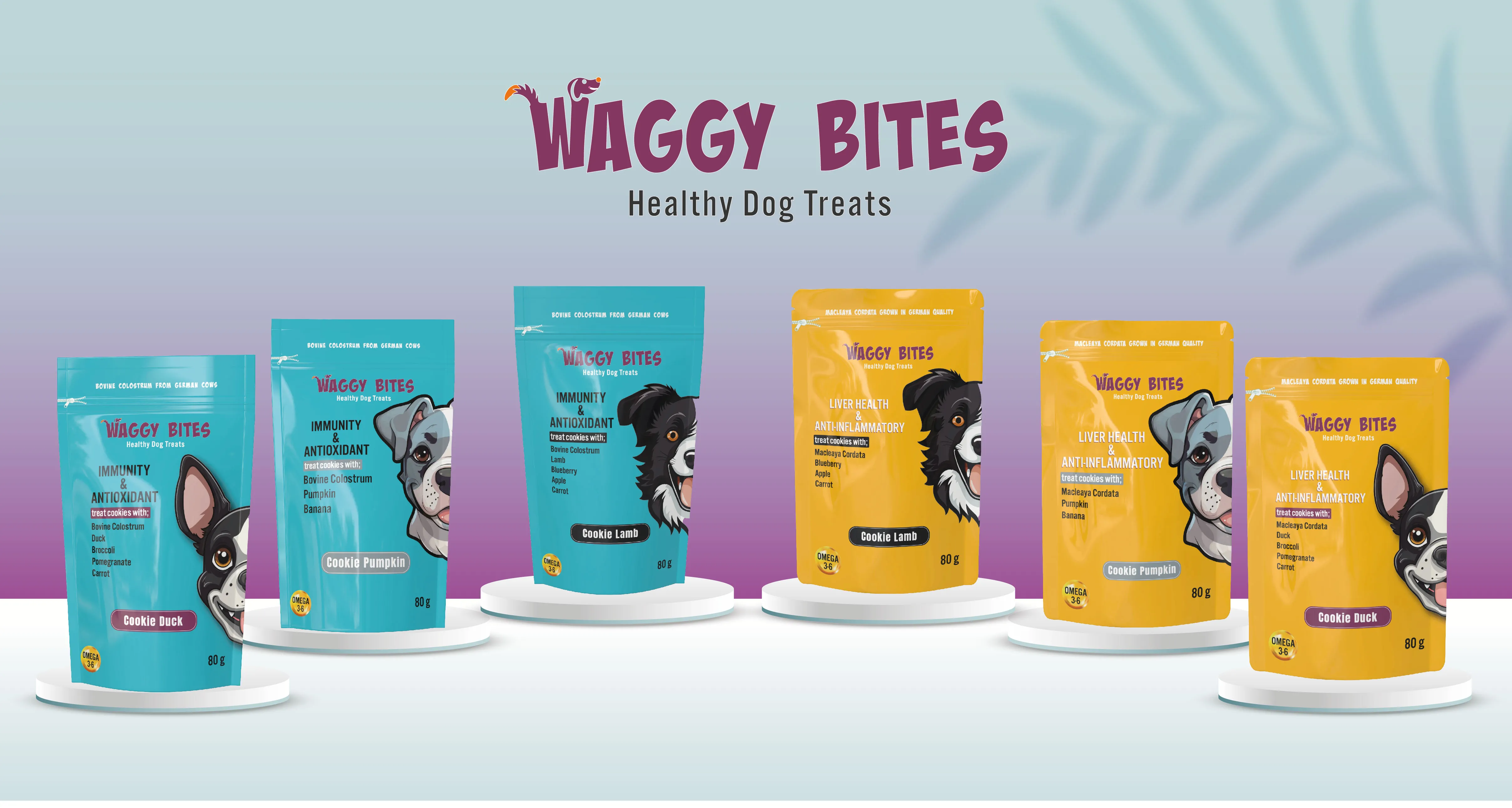 Waggy Bites Pet Ürünleri Ambalaj Tasarımı